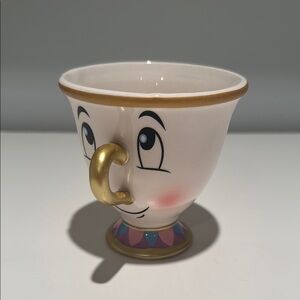 Chip Character Mug with Gold Handle